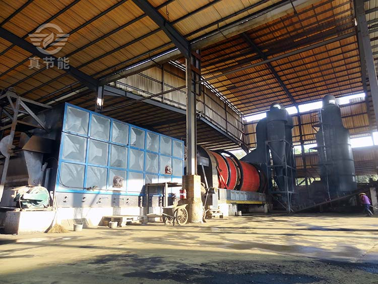 玉米酒糟烘干機現(xiàn)場