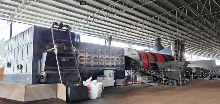 使用生物質顆粒的酒糟烘干機 使用生物質顆粒的酒糟烘干機