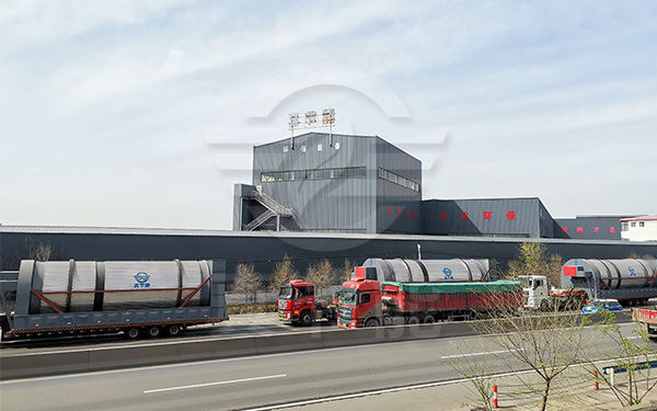 馬鈴薯渣烘干機發貨